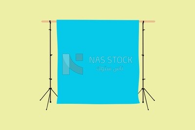 Studio backdrop icon, icons and templates, vector illustrator