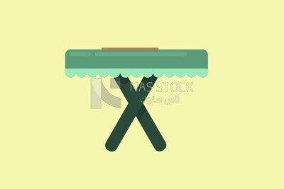 Table, graphics, icons, vector illustrator.