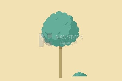 Tree, icons, templates and vector illustrator