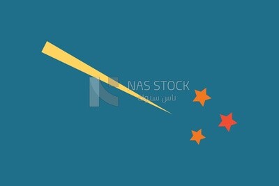 Magic stick, icons and templates, vector illustrator