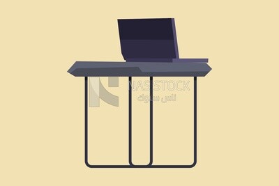 Laptop, icons and templates, vector illustrator