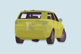 Green car icon, icons and templates, vector illustrator