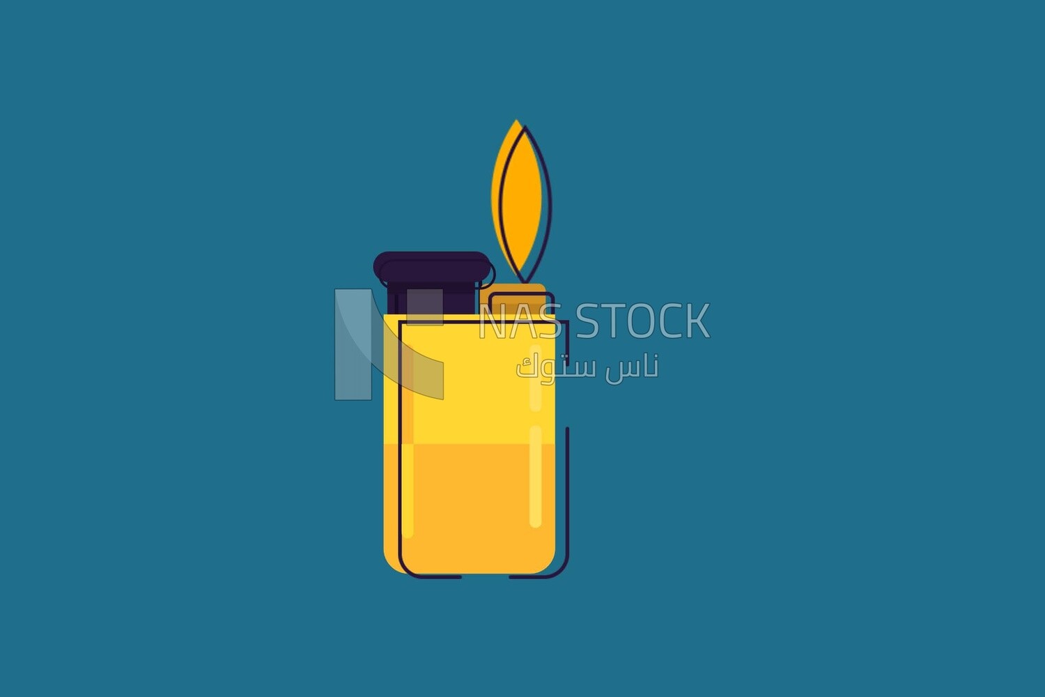 Lighter, icons and templates, vector illustrator