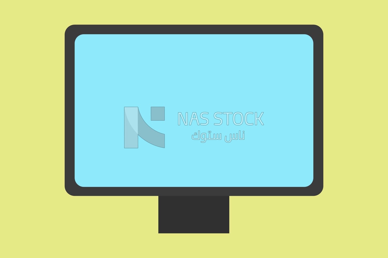 Television screen, icons and templates, vector illustrator