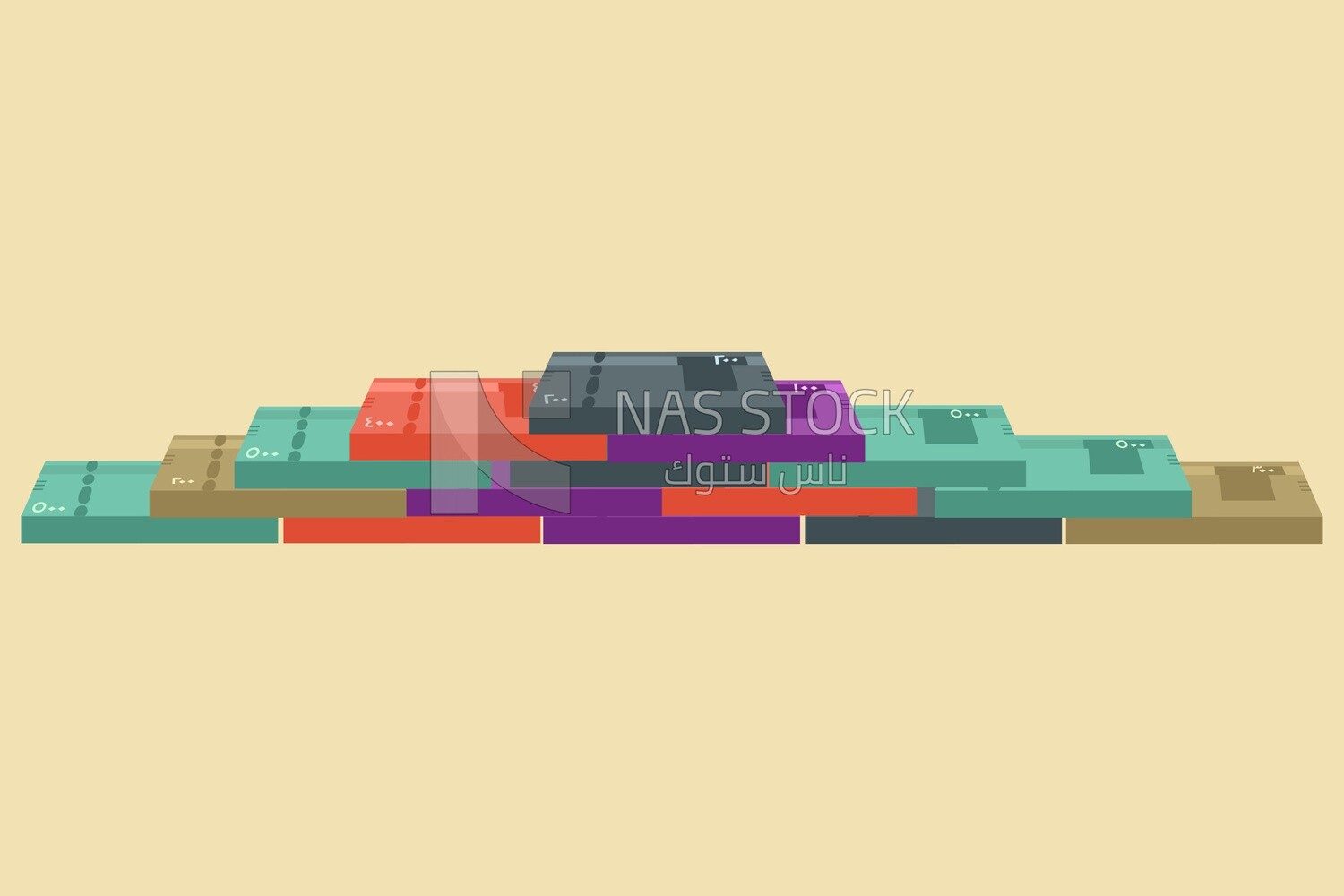 Money, icons and templates, vector illustrator
