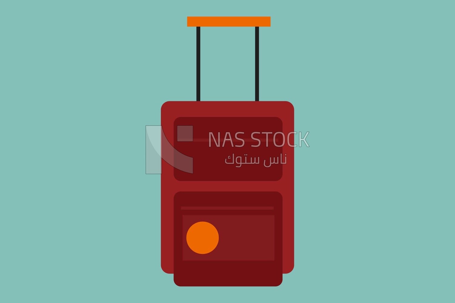 Luggage, graphics, icons, vector illustrator.
