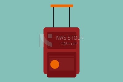 Luggage, graphics, icons, vector illustrator.