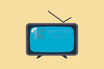 Television screen, icons and templates, vector illustrator