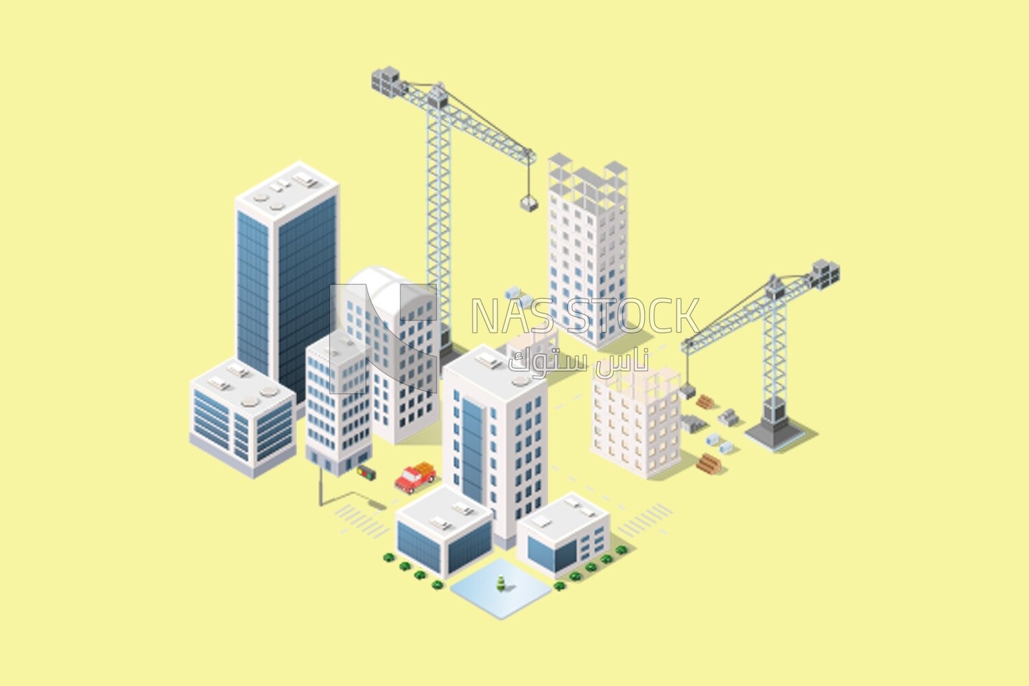 Building site icon, icons and templates, vector illustrator