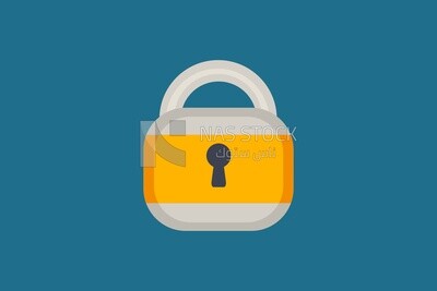 Lock sign, graphics, icons, vector illustrator.
