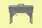 Grill icon, graphics, icons, vector illustrator.