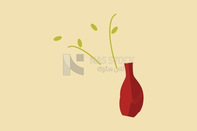 Flower vase icon, icons and templates, vector illustrator
