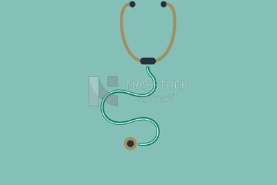 Stethoscope, icons, vector illustrator