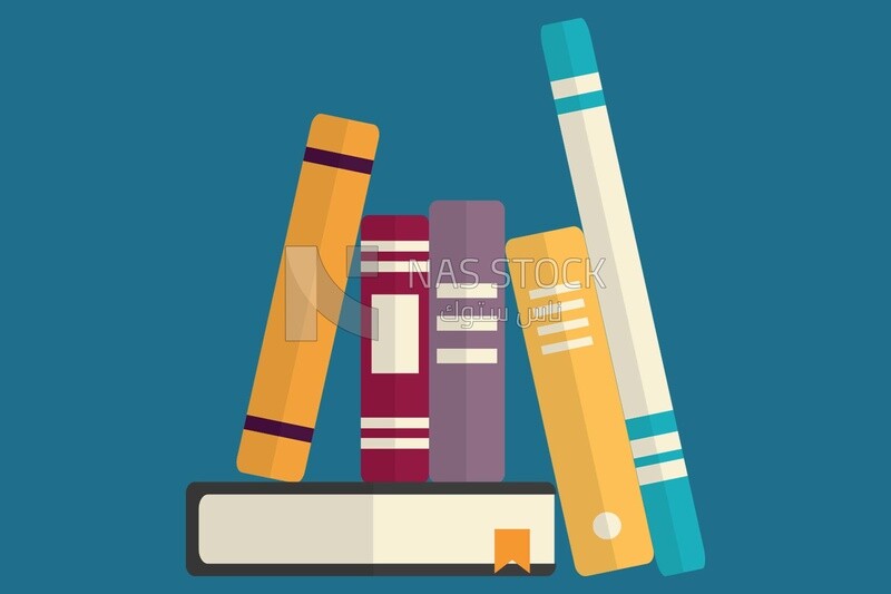 Books, icons and templates, vector illustrator