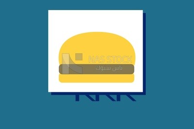 Fast food icons, icons and templates, vector illustrator