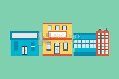 Building icon, icons and templates, vector illustrator