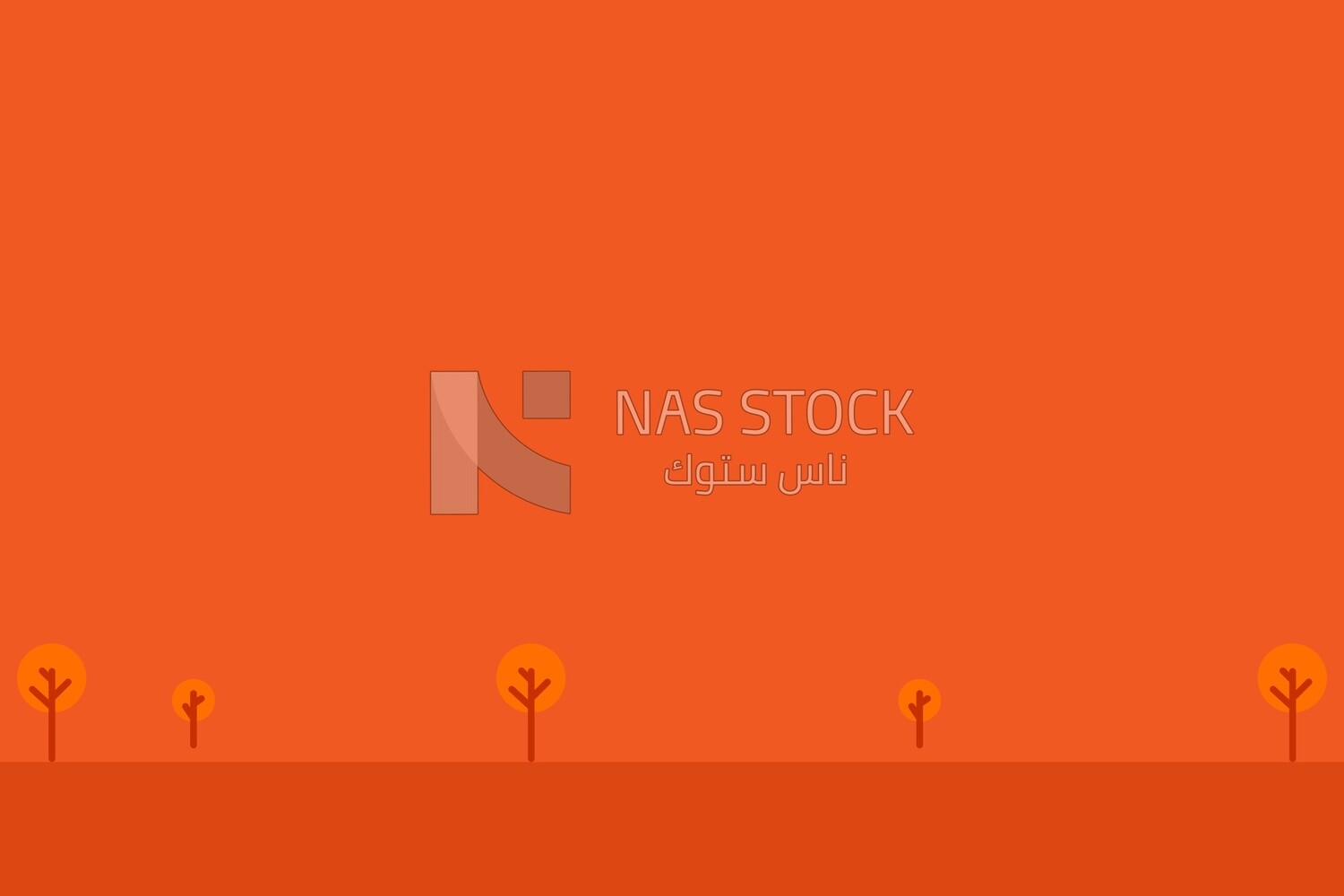 Orange background, wallpaper, vector illustrator