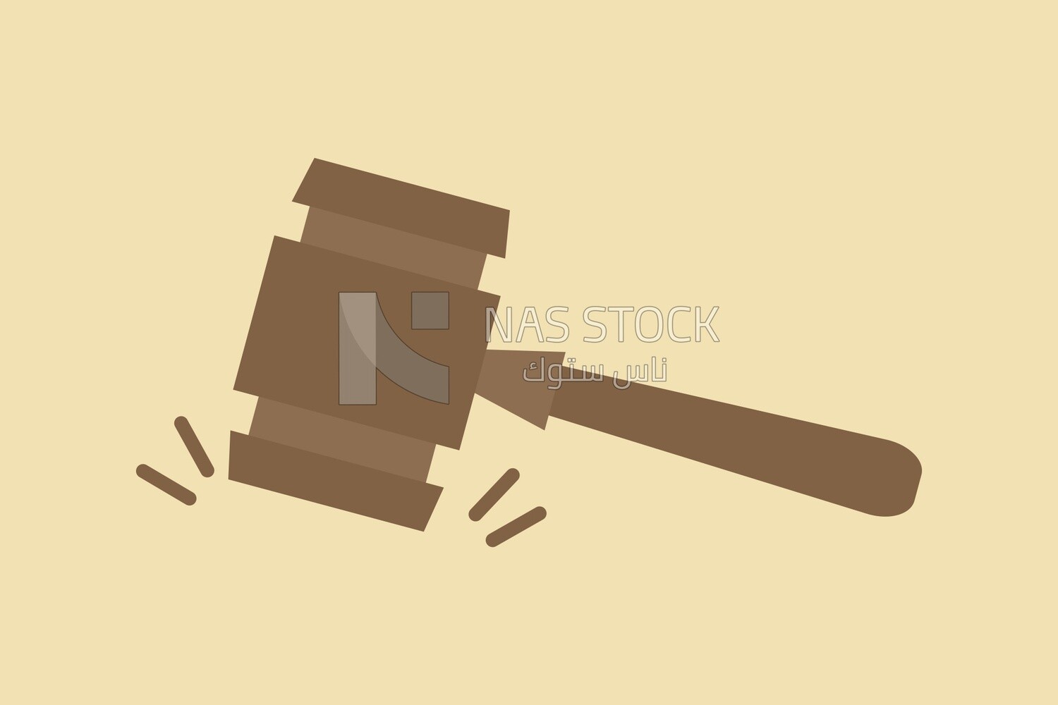 Law hammer icon, icons and templates, vector illustrator