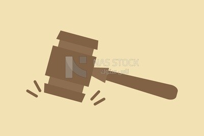 Law hammer icon, icons and templates, vector illustrator