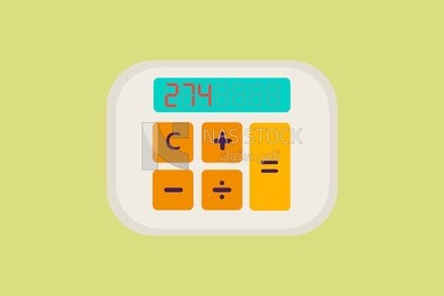 Calculator icon, graphics, icons, vector illustrator.