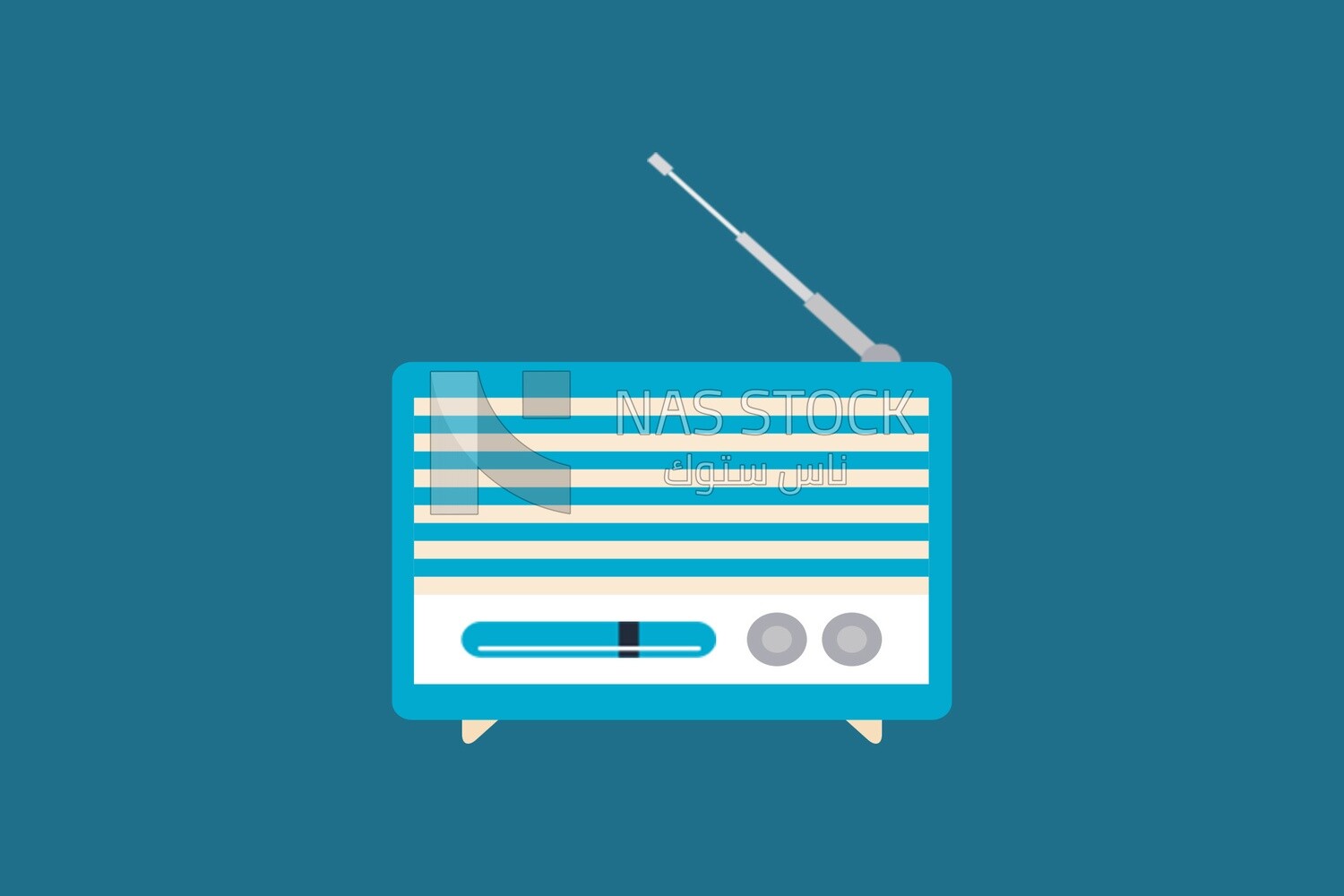 Radio icon, icons and templates, vector illustrator
