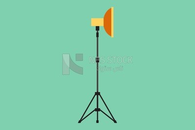 Studio lighting icon, icons and templates, vector illustrator