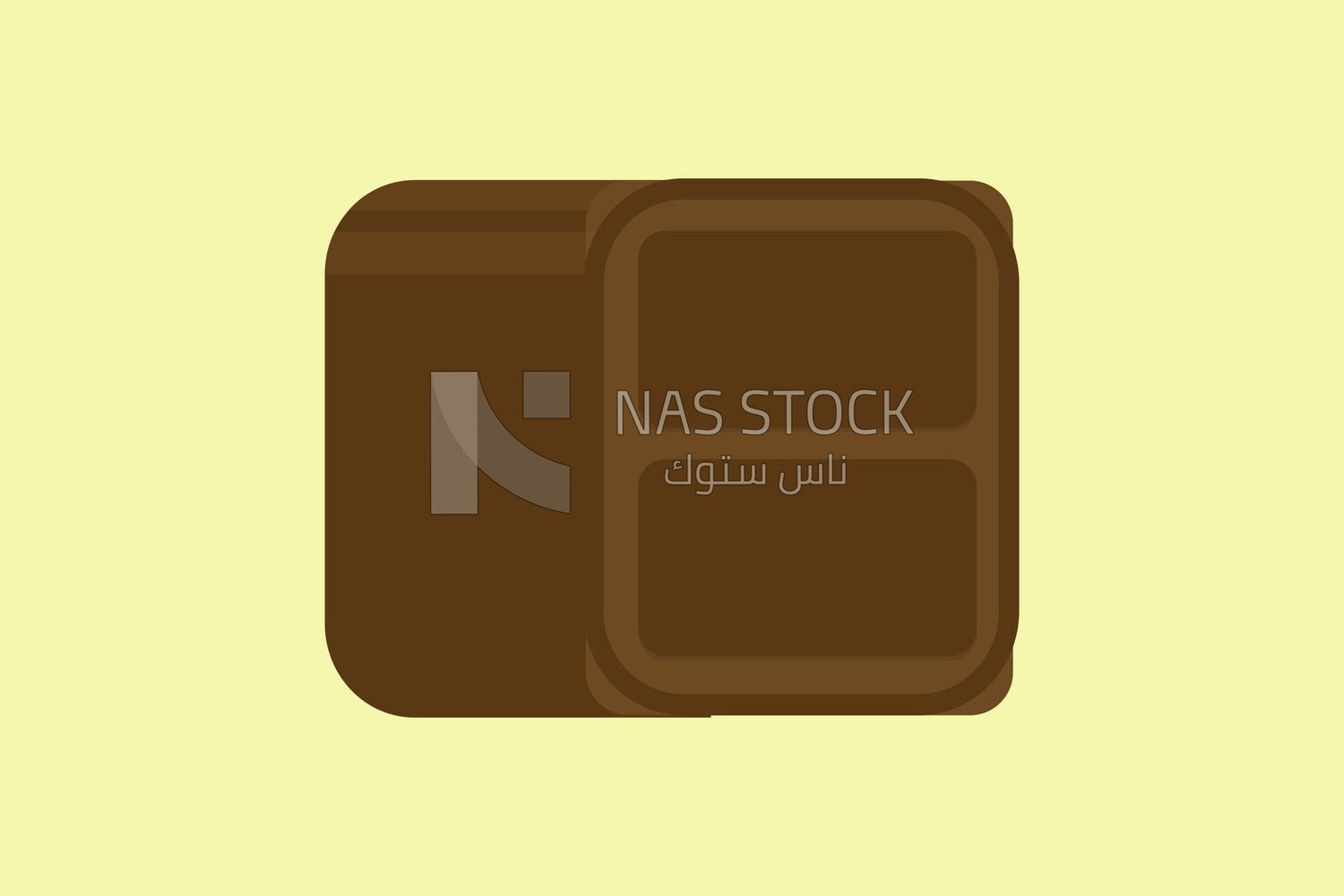 Brown office, graphics, icons, vector illustrator.