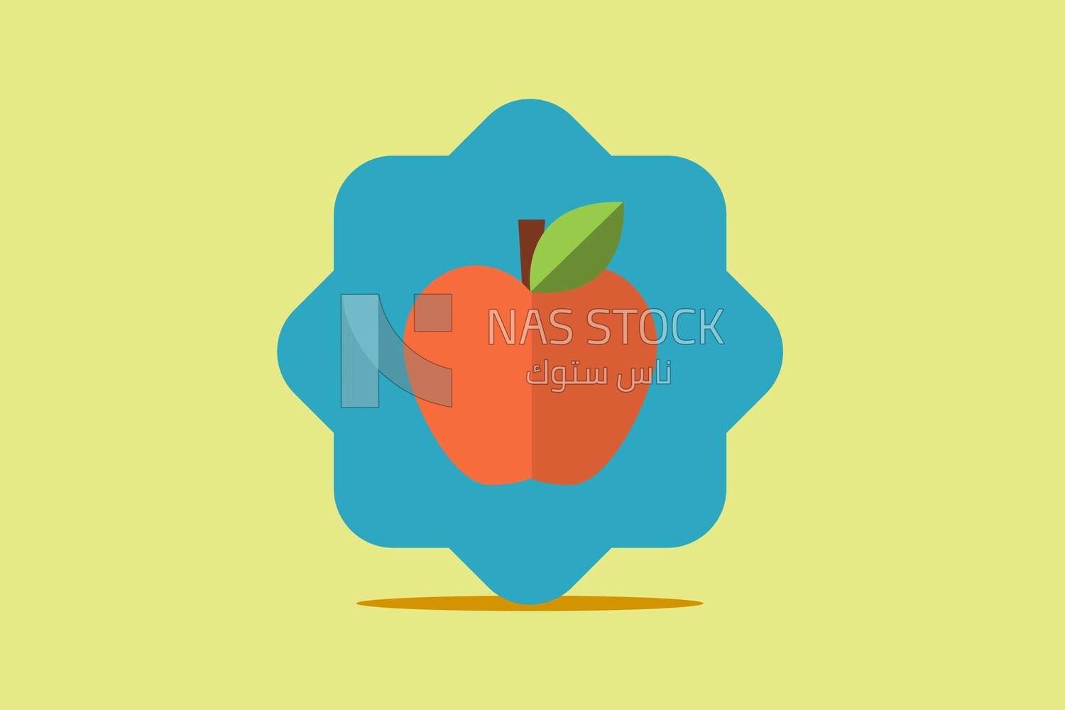 Apple, icons and templates, vector illustrator