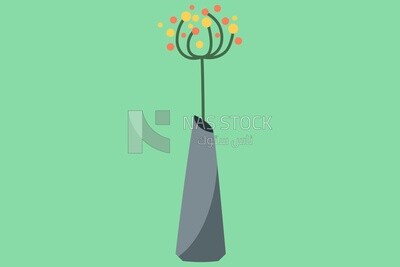 Flower vase icon, icons and templates, vector illustrator