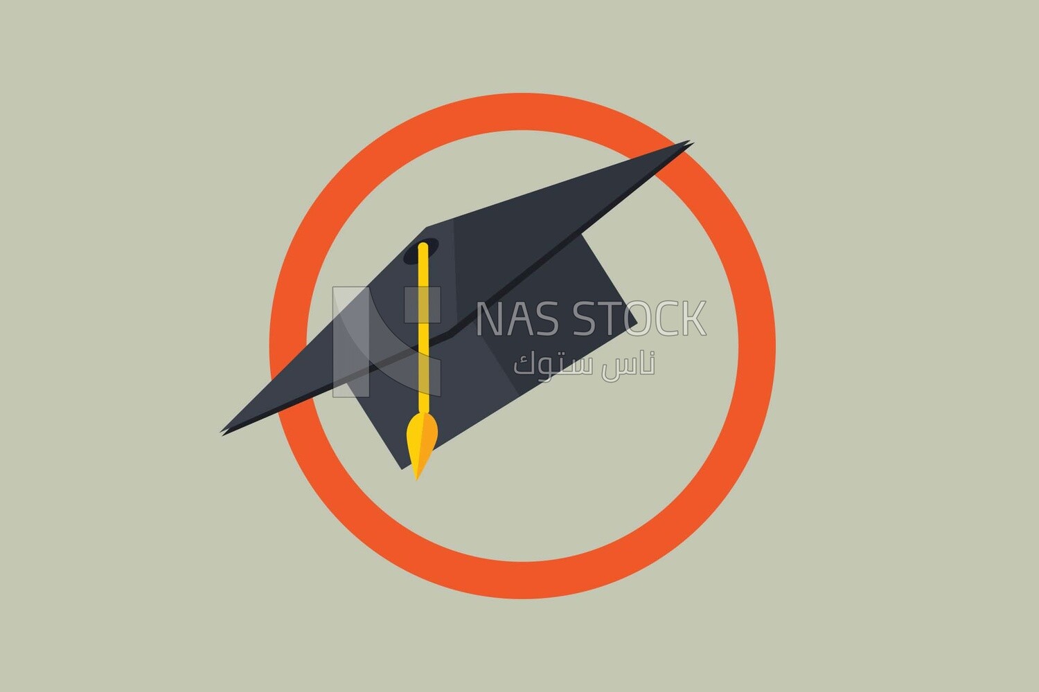 Graduation cap, icons and templates, vector illustrator