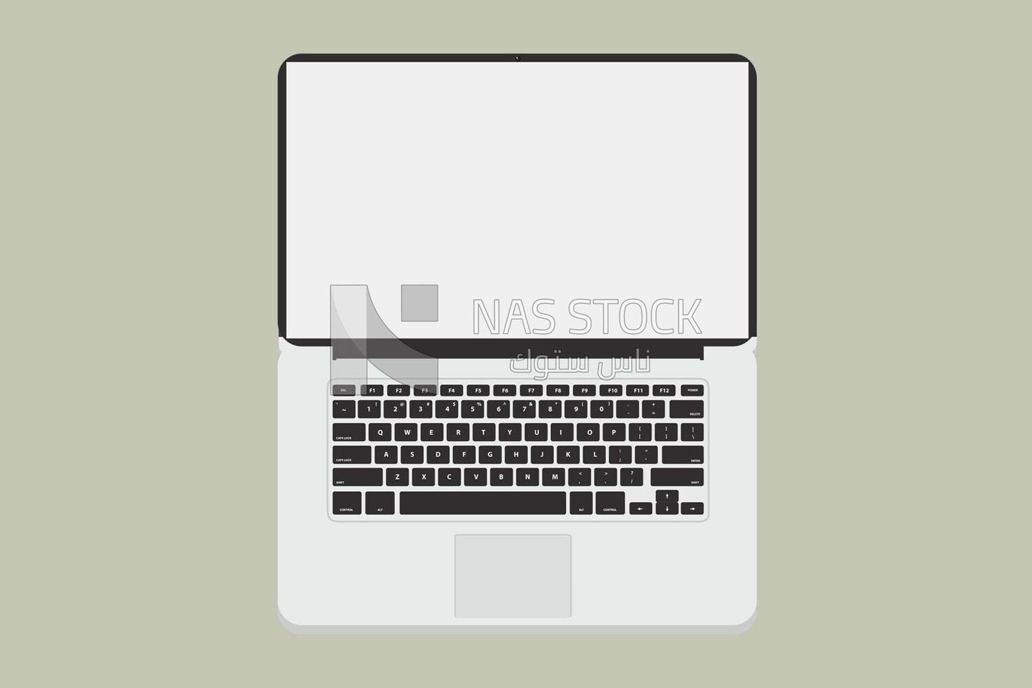 Laptop, icons and templates, vector illustrator