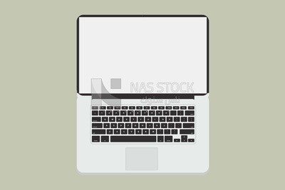 Laptop, icons and templates, vector illustrator