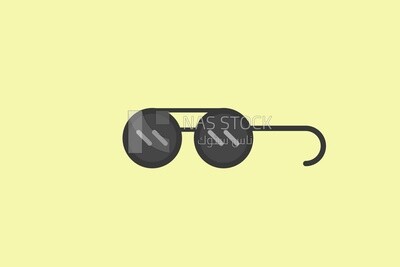 Sun glasses, graphics, icons, vector illustrator.