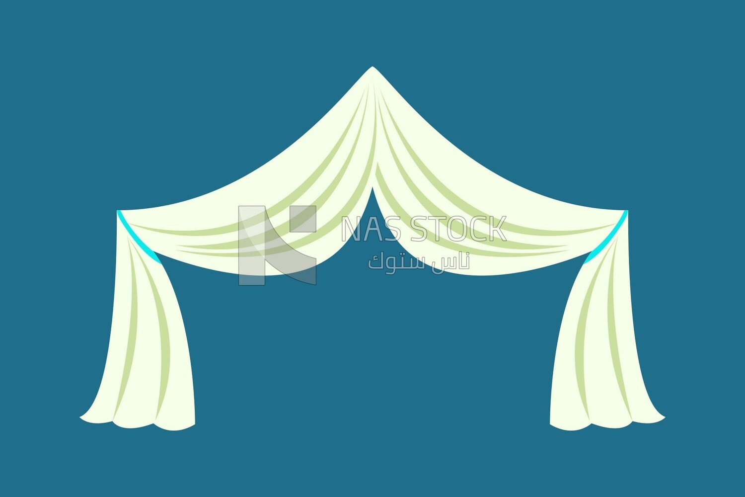 Curtains, graphics, icons, vector illustrator.