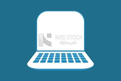 Laptop, icons, templates and vector illustrator