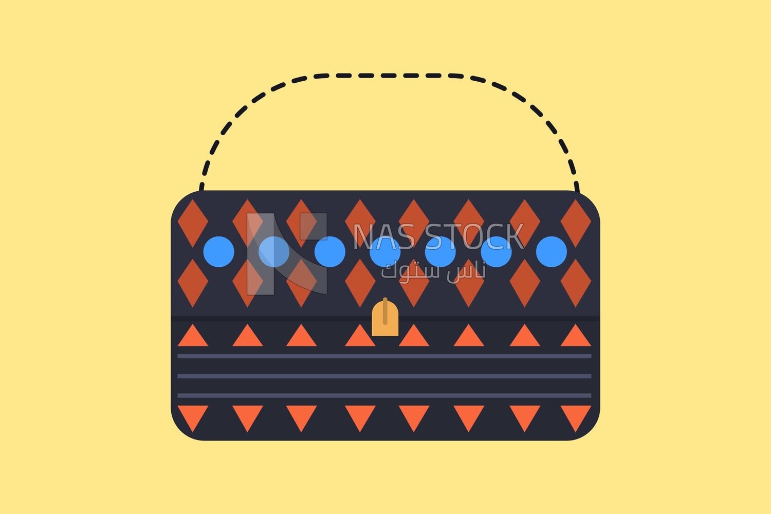 Colorful women&#39;s bag