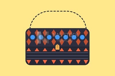 Colorful women&#39;s bag