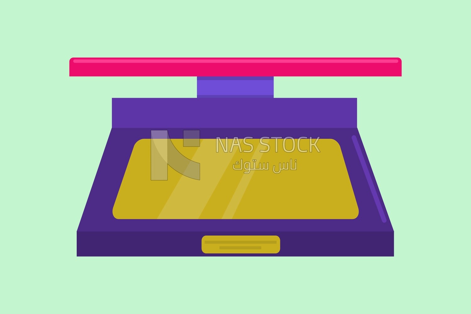 Digital scale, graphics, icons, vector illustrator