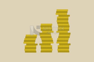 عملات ذهبية ، رسومات ، أيقونات ، فيكتور اليستريتور