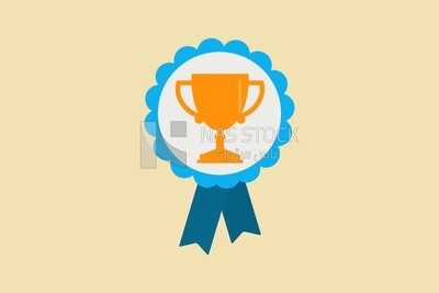 Medal, win, graphics, icons, vector illustrator.
