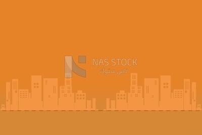 View of buildings, wallpaper, vector illustrator