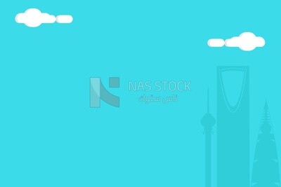 منظر لأبراج السعودية في المدينة ، ورق حائط ، فيكتور اليستريتور