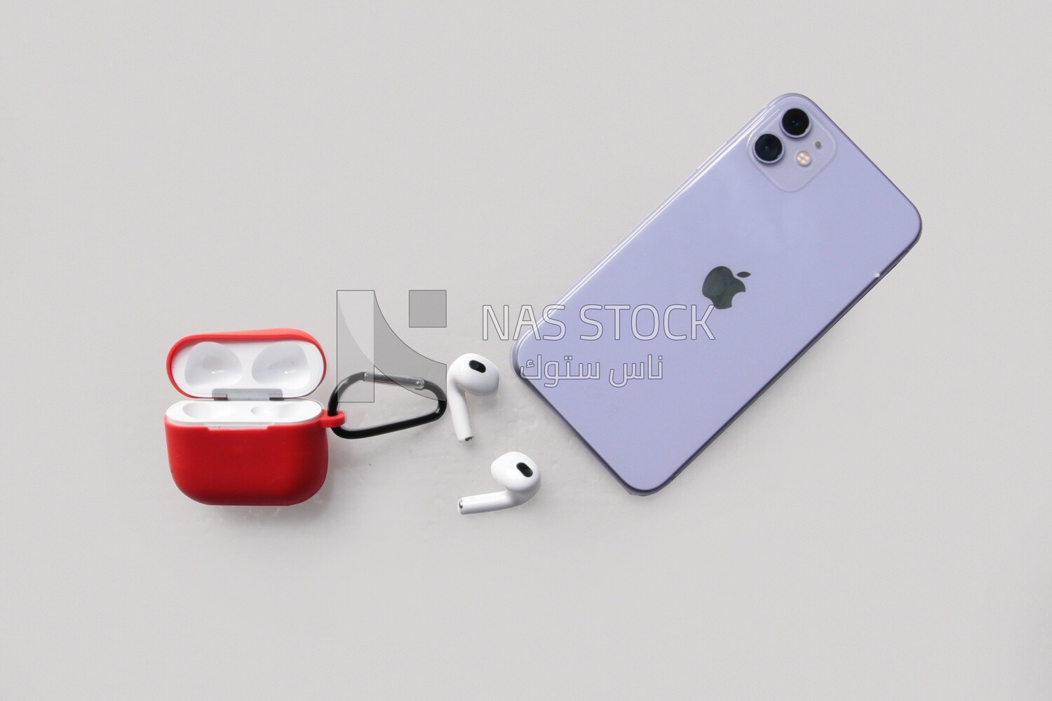 Smartphone with AirPods