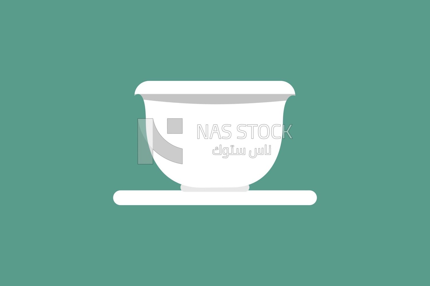 White cup