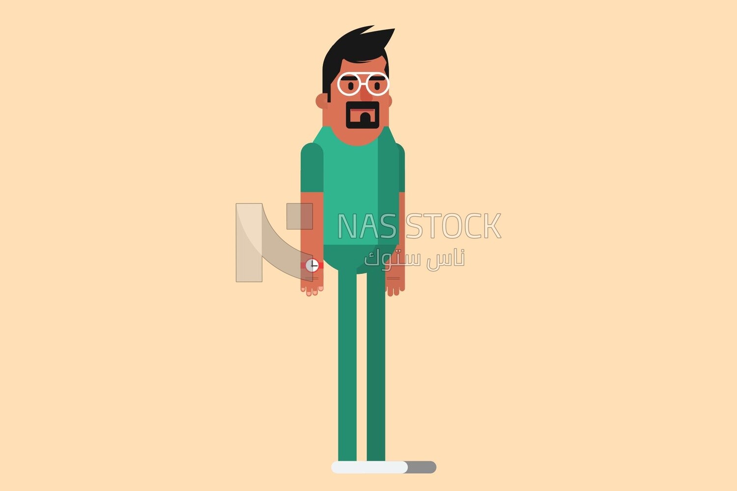 Guy standing and smiling