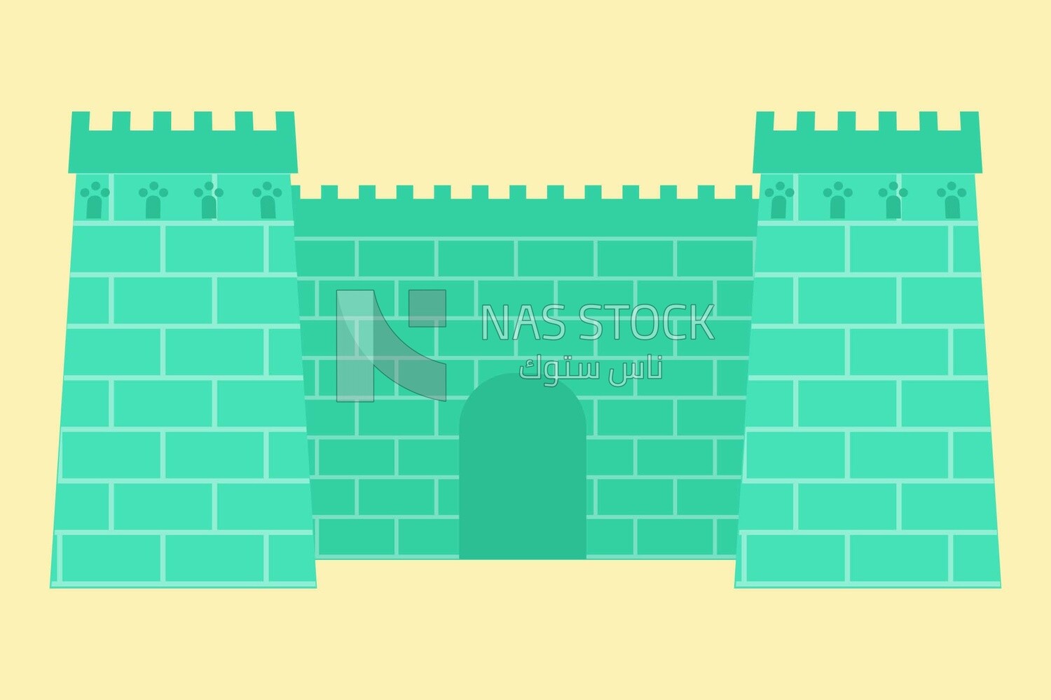 Castle icon, icons and templates, vector illustrator