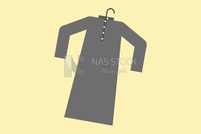 Old jilbab, icons and templates, vector illustrator
