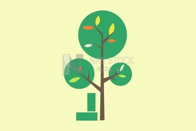 Tree, icons, templates and vector illustrator