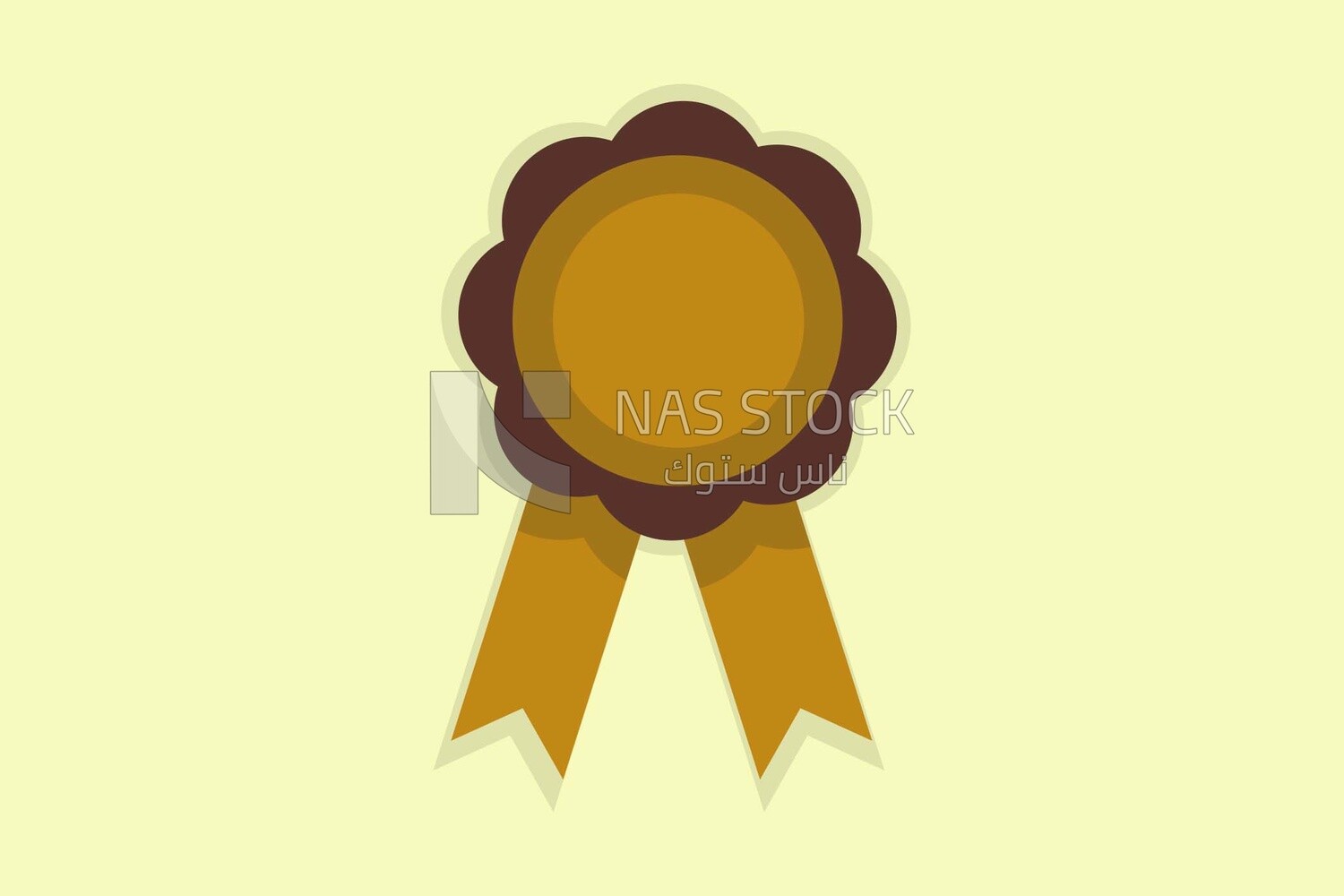 Golden medal, icons and templates, vector illustrator