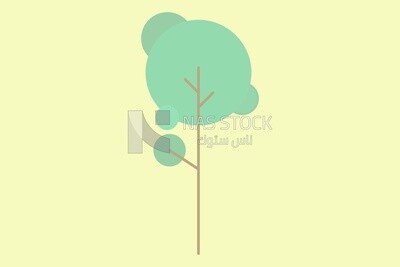 Tree, icons, templates and vector illustrator
